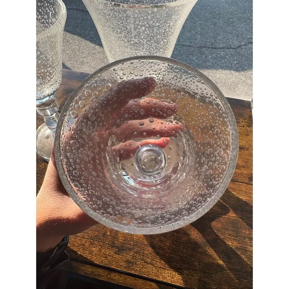 Margarita bubble‎ glasses set of 3
